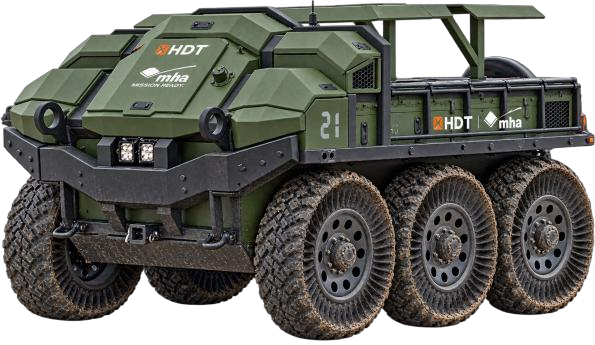 HDT Global Hunter WOLF 4.0 unmanned ground vehicle